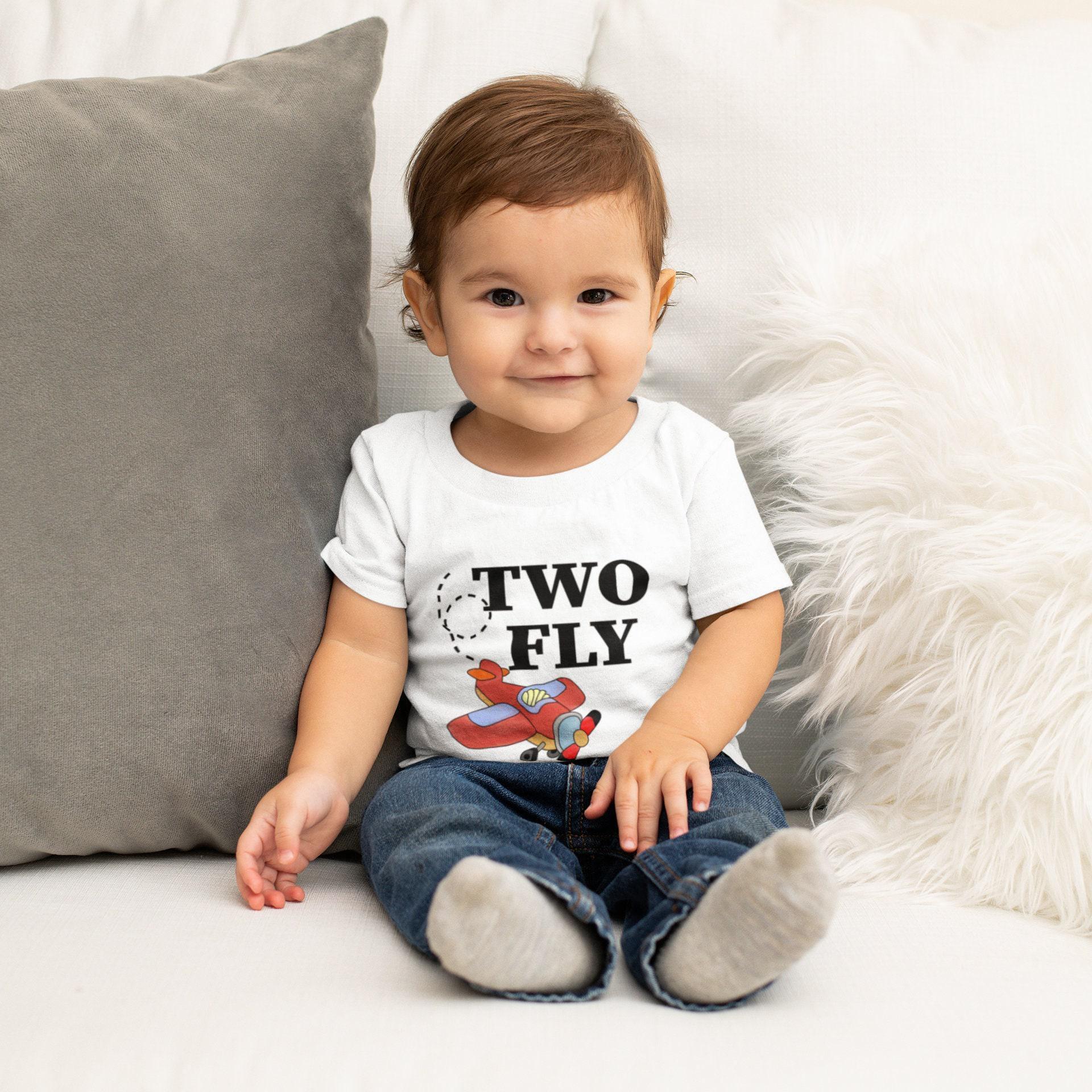 Two Fly Airplane Second Birthday Shirt birthday product image 7