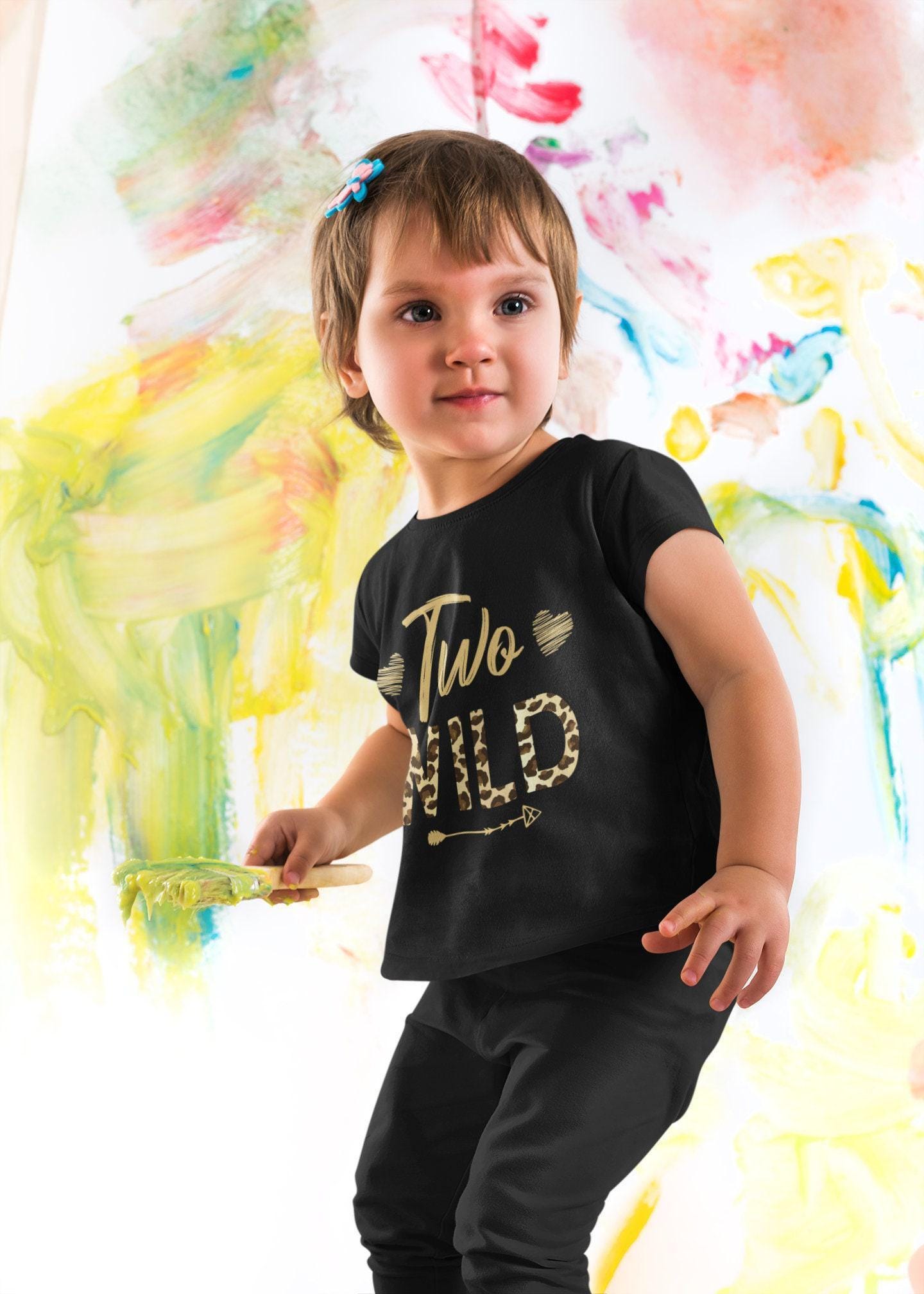 Two Wild Jungle Second Birthday Shirt birthday product image 7