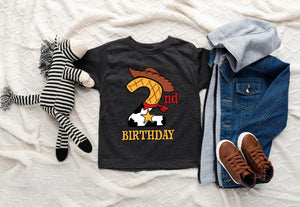 Cowboy Second Birthday Kids Shirt birthday product image 3