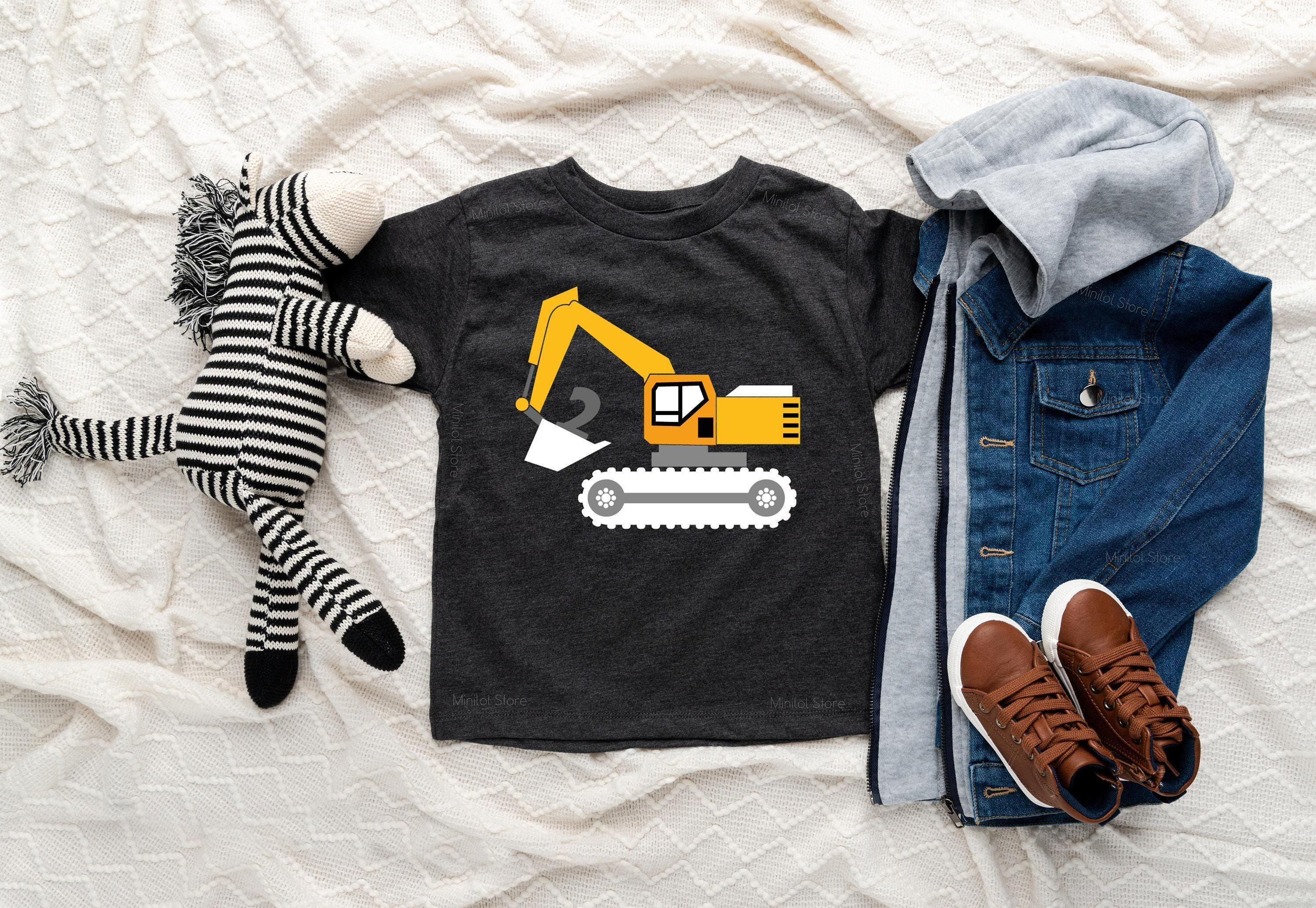 Construction Birthday Kids Shirt birthday product image 3