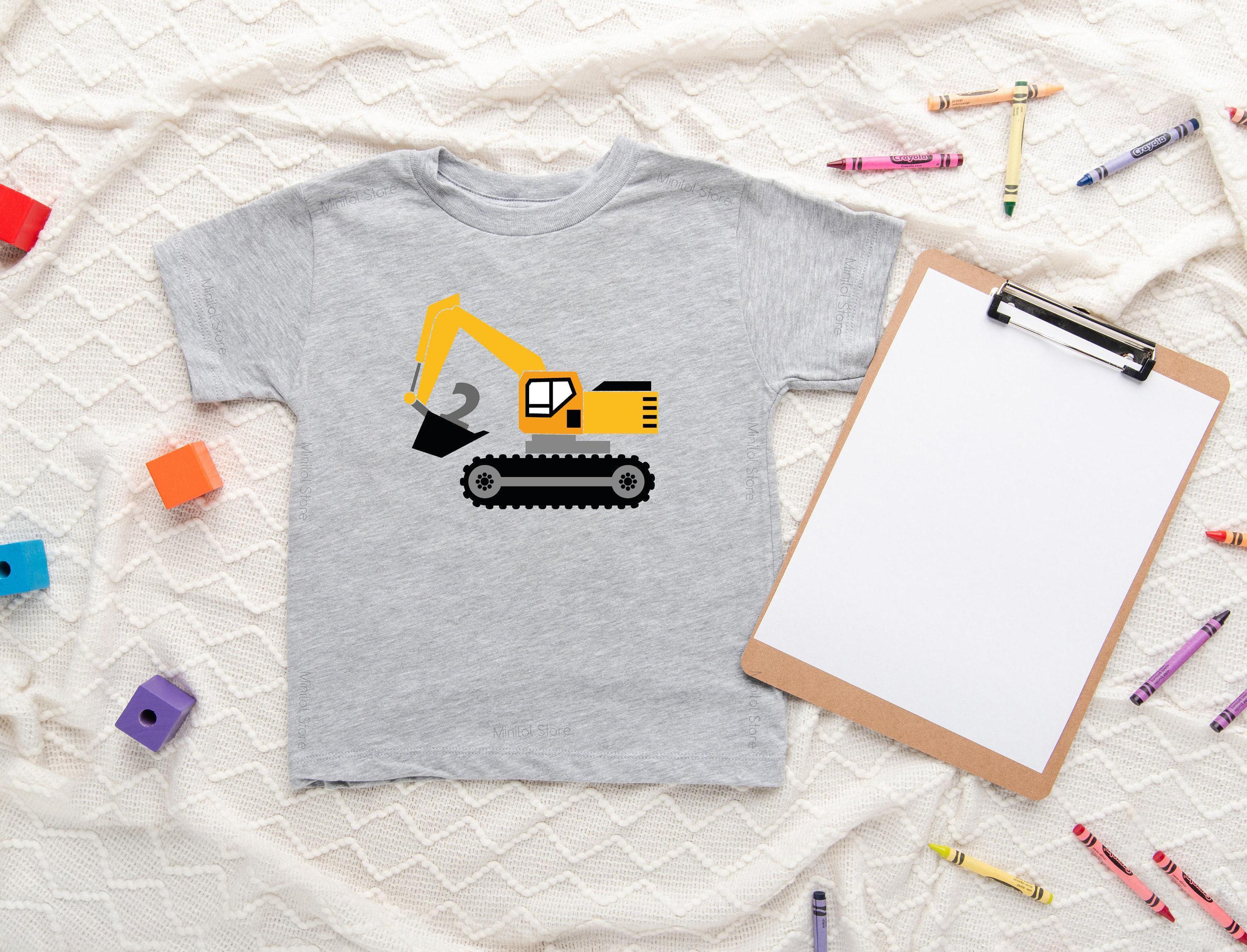 Construction Birthday Kids Shirt birthday product image 4