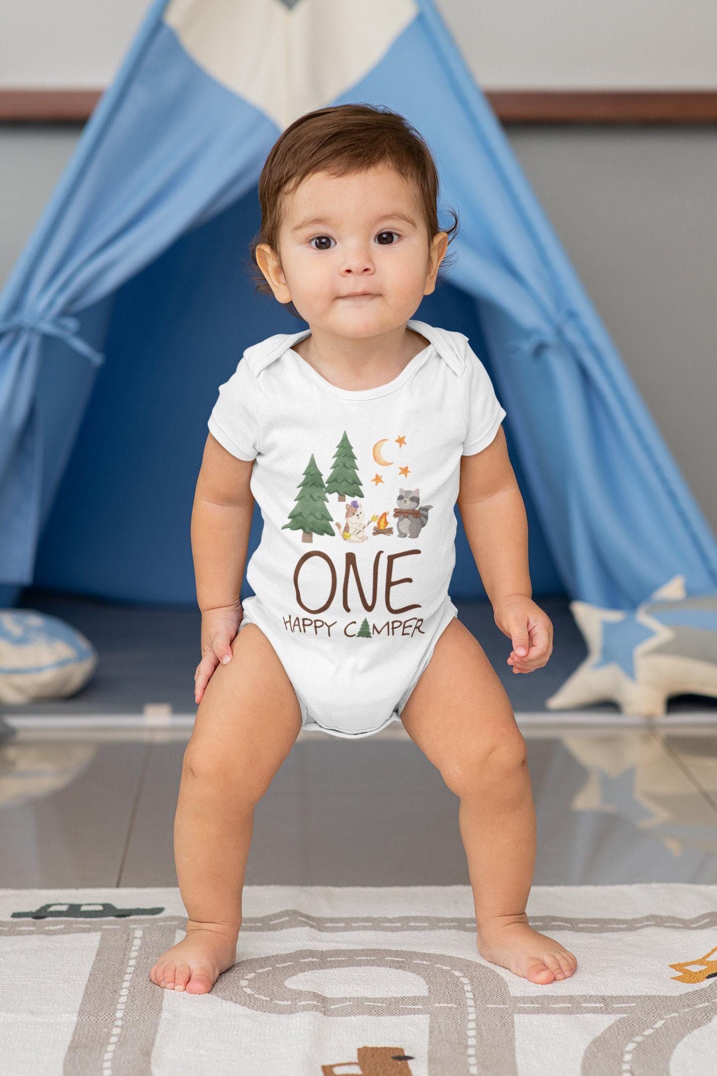 One Happy Camper First Birthday Shirt birthday product image 4