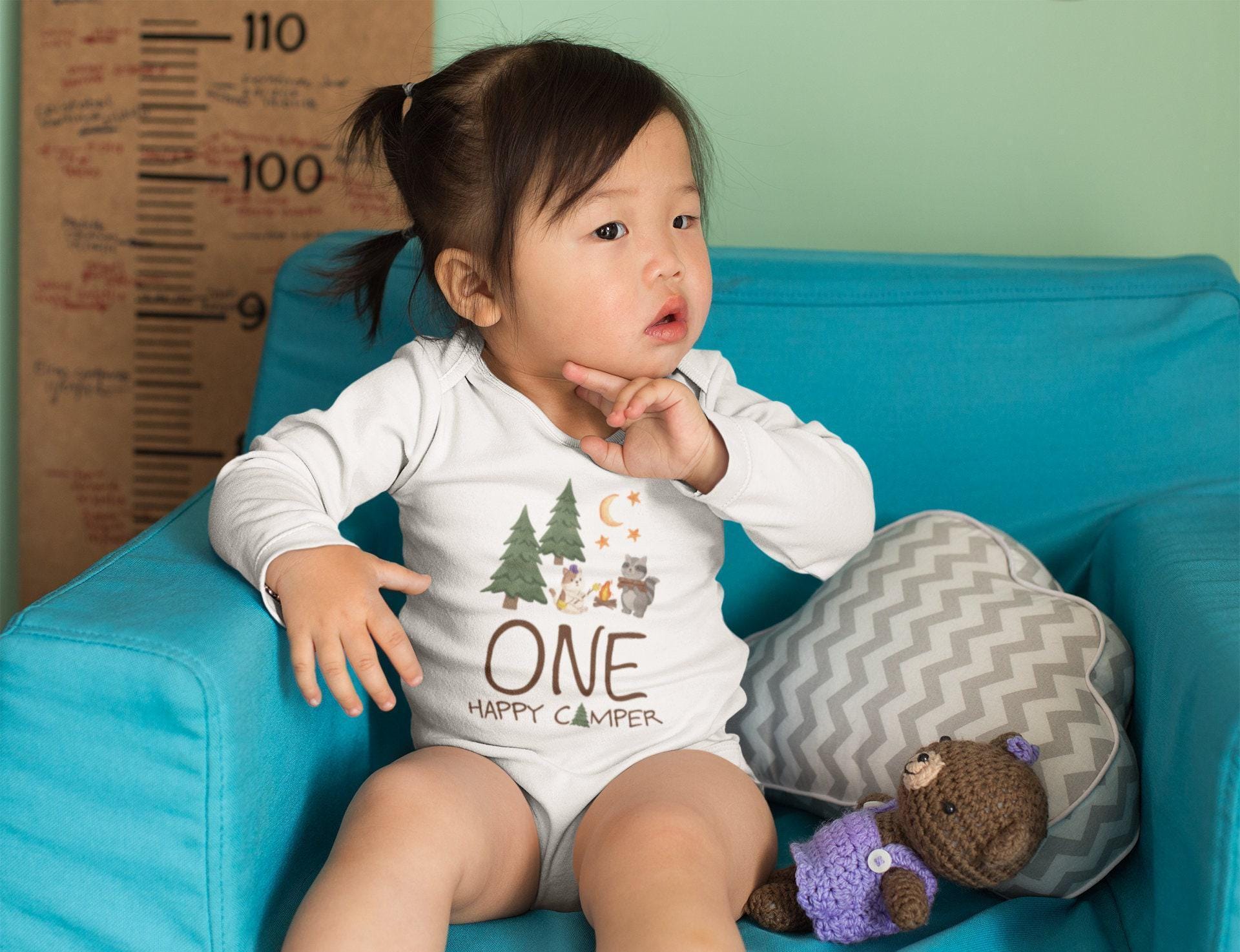 One Happy Camper First Birthday Shirt birthday product image 5