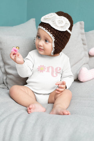 One Daisy First Birthday Girl Shirt birthday product image 4
