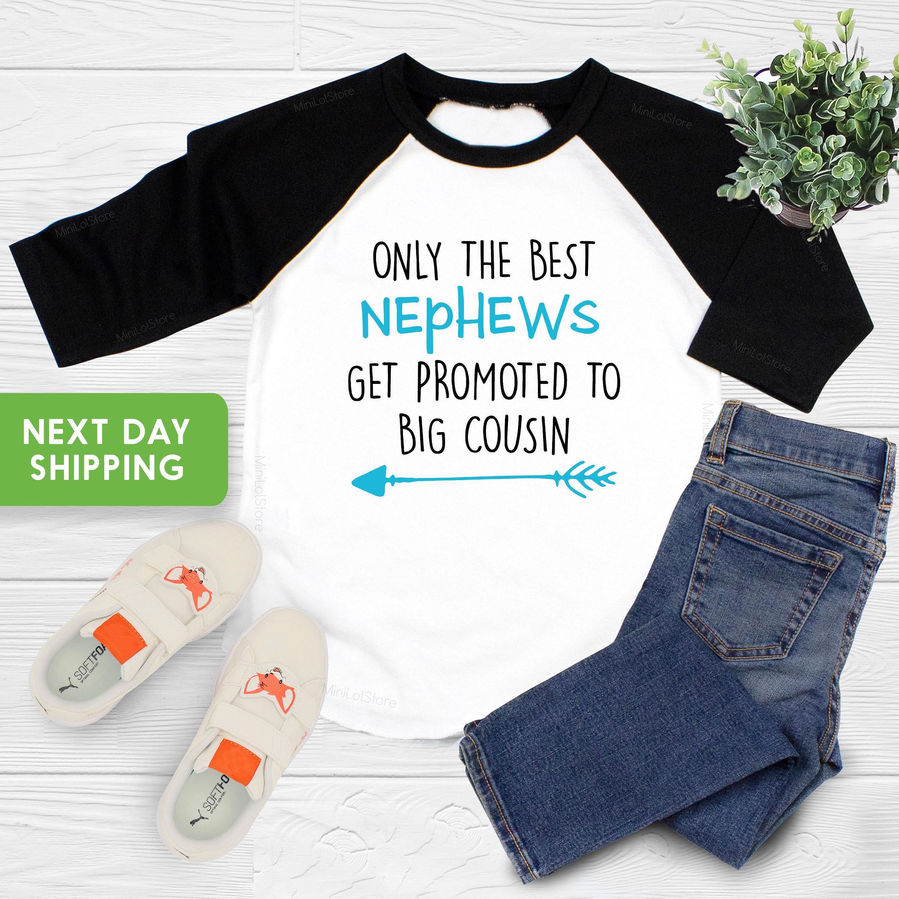 Main pregnancy announcement product mockup for Only The Best Nephews Get Promoted To Big Cousin Pregnancy Announcement Cousin