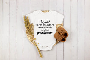 Grandparent typographic design on Baby Short Sleeve Onesie®