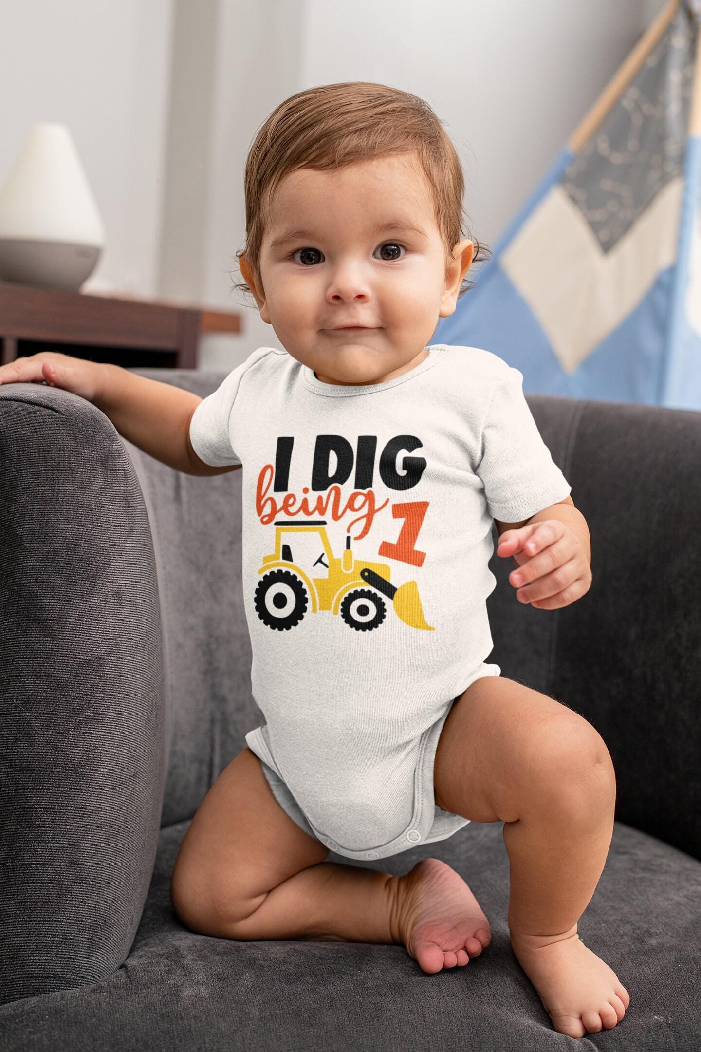 I Dig Being One Construction Birthday Shirt birthday product image 7