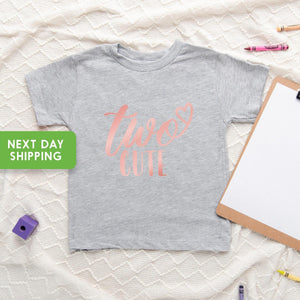 Two Cute Second Birthday Shirt birthday product image 4