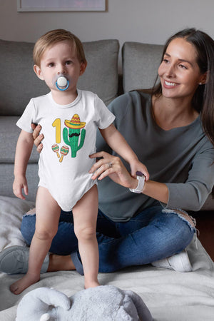 Fiesta Cactus First Birthday Shirt birthday product image 4