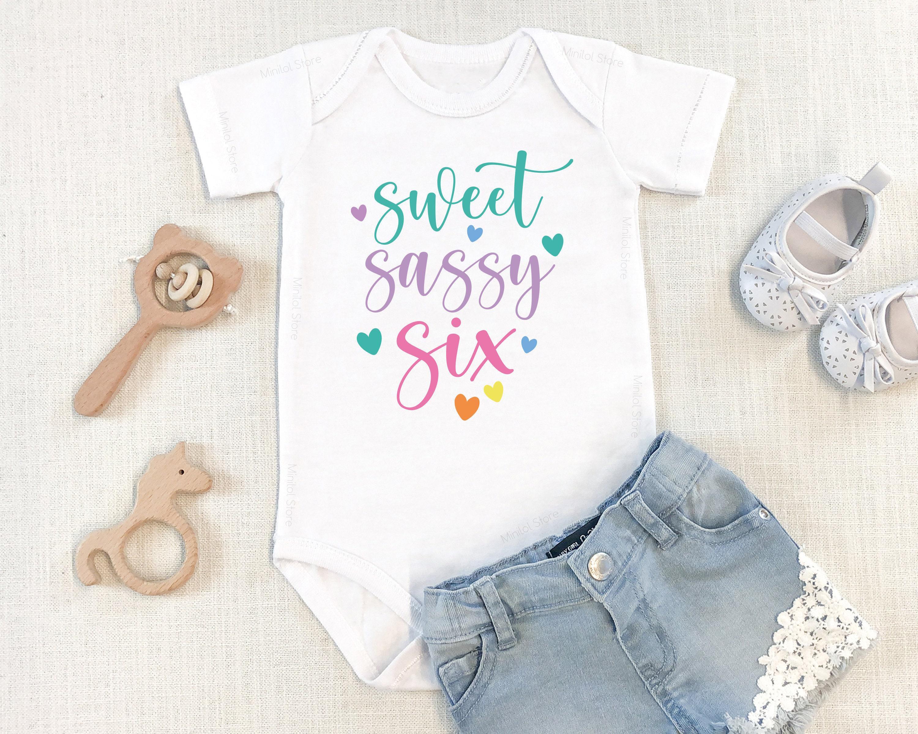 Sweet Sassy and Six Birthday Shirt birthday product image 5