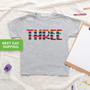 Serape Fiesta Third Birthday Shirt birthday product image 4