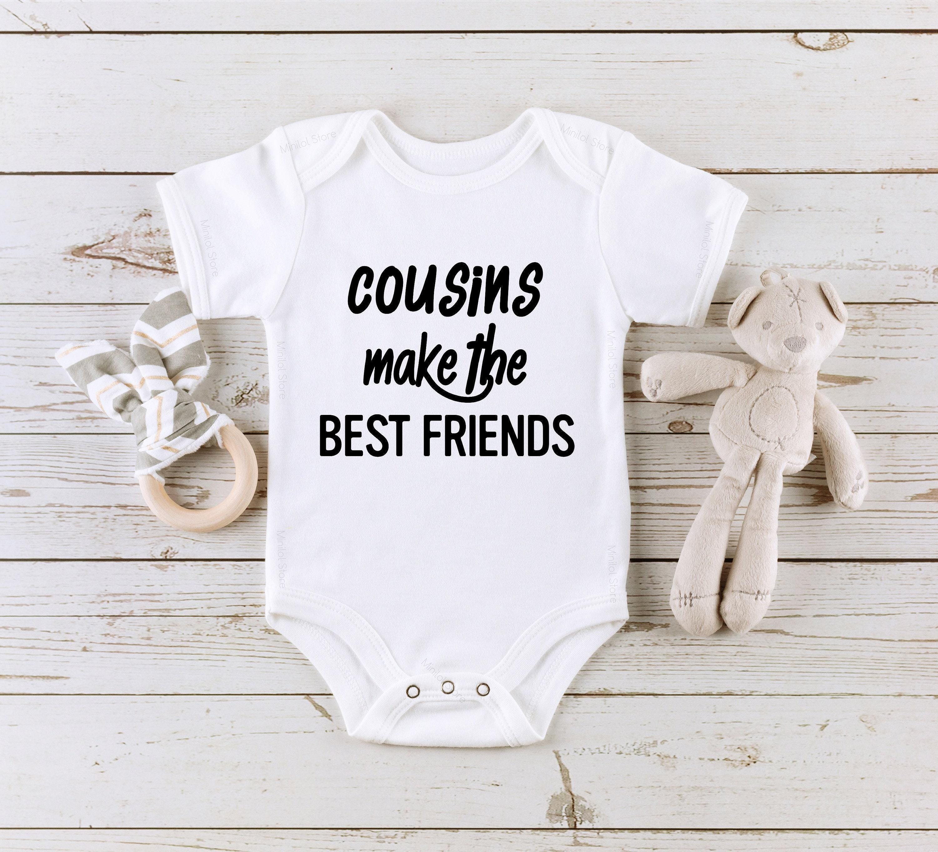 Close-up of the Cousin ® Pregnancy Announcement baby announcement design