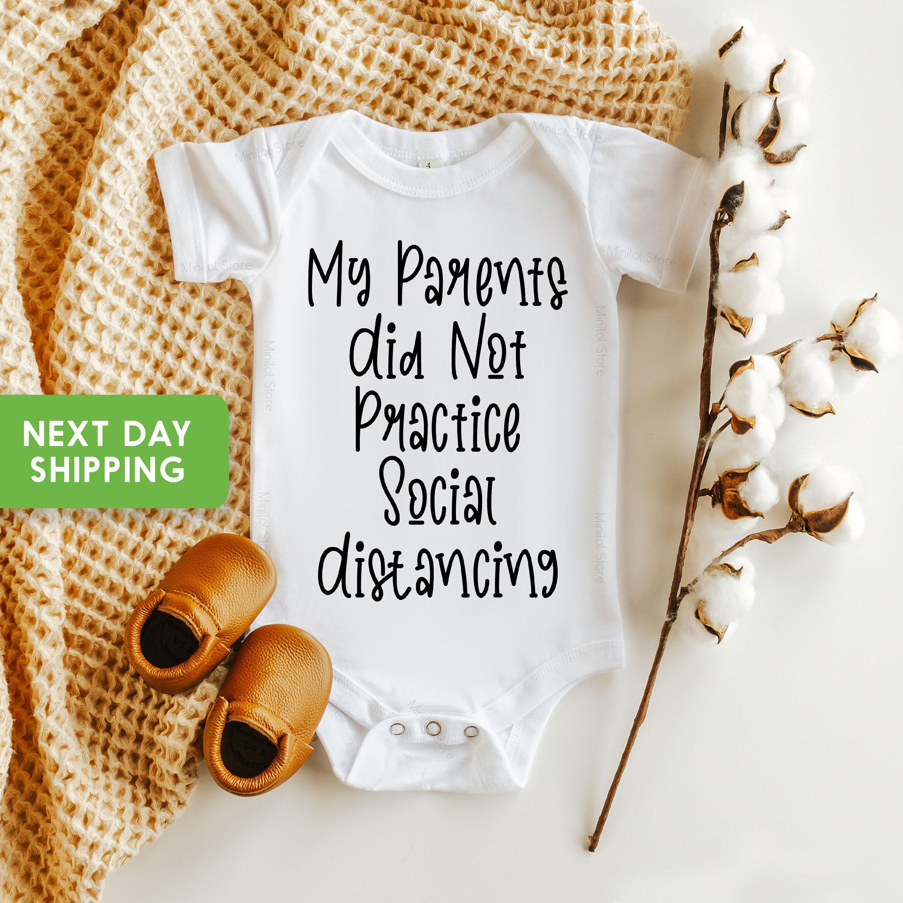 Main pregnancy announcement product mockup for My Parents Did Not Practice Social Distancing ® Quarantine ® Pregnancy