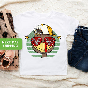 Main product mockup of Gobble Gobble Thanksgiving Toddler Shirt – Style 2
