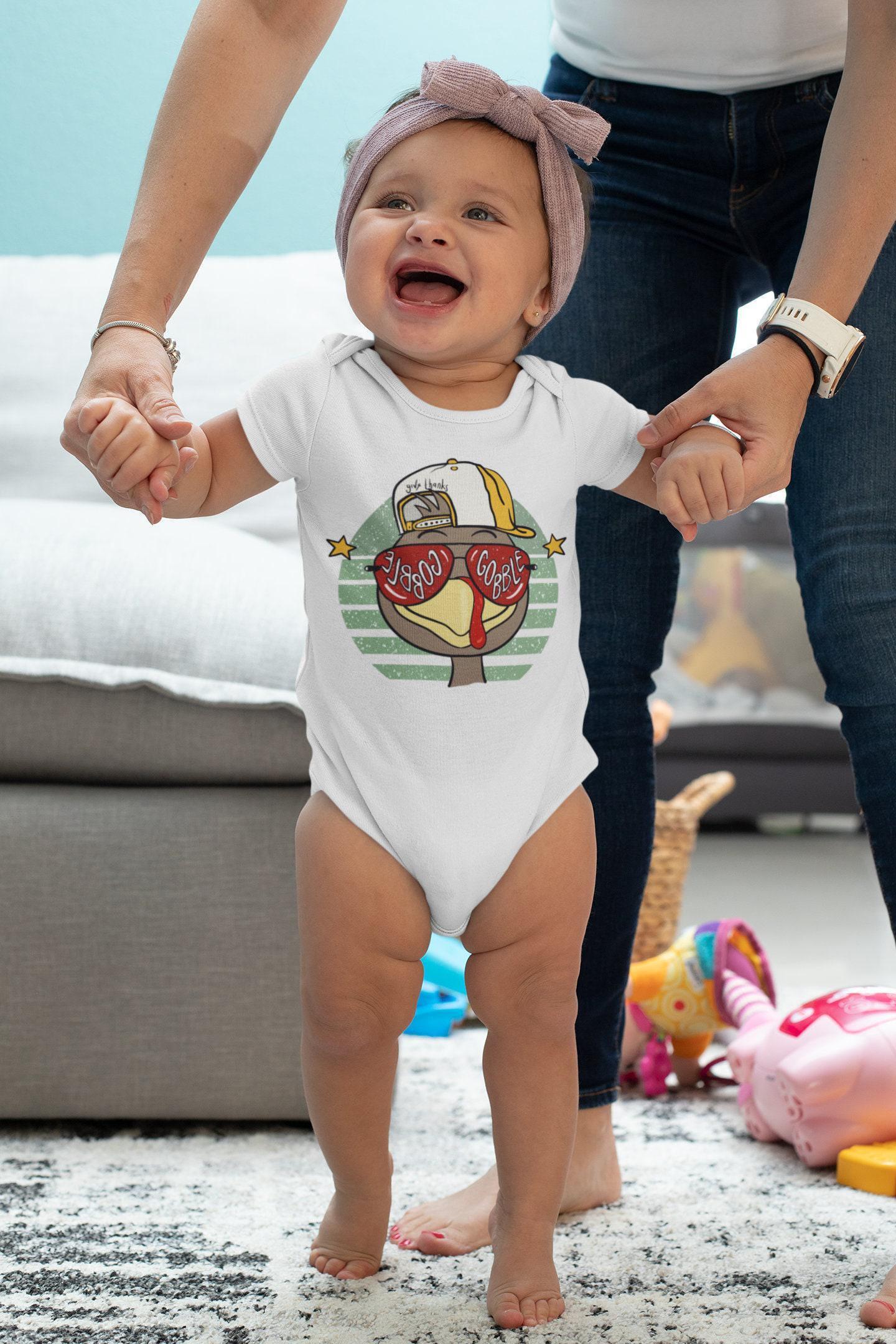 Seasonal apparel color chart for Gobble Gobble Thanksgiving Toddler Shirt – Style 2