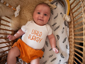 Little Turkey Thanksgiving Baby Onesie® product image 5