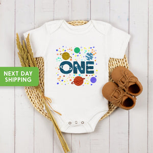 Space One First Birthday Shirt birthday product image 1