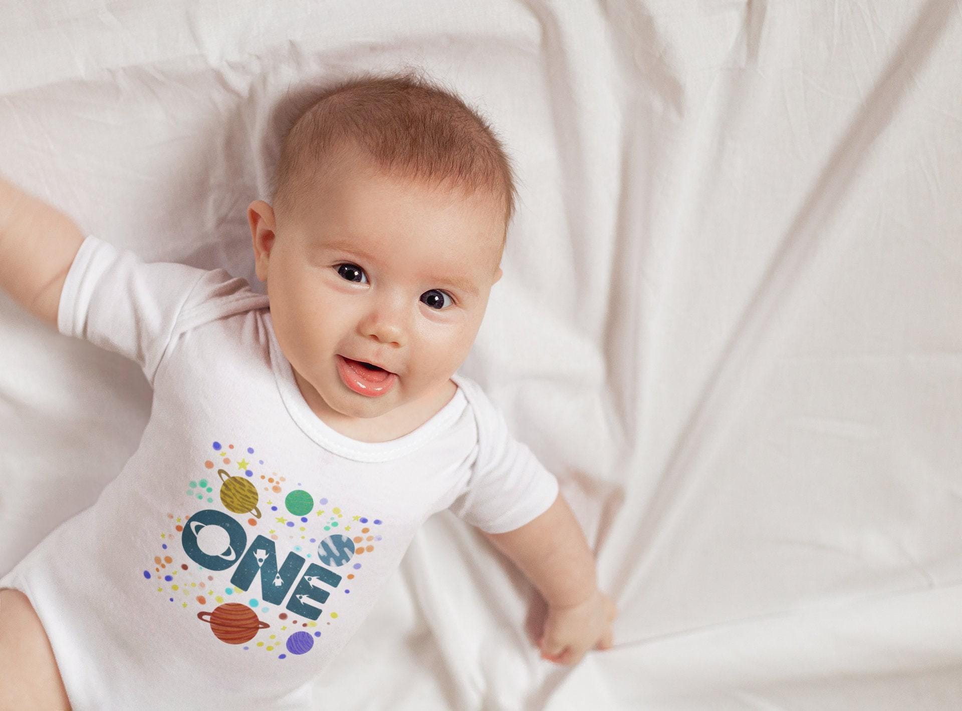 Space One First Birthday Shirt birthday product image 3