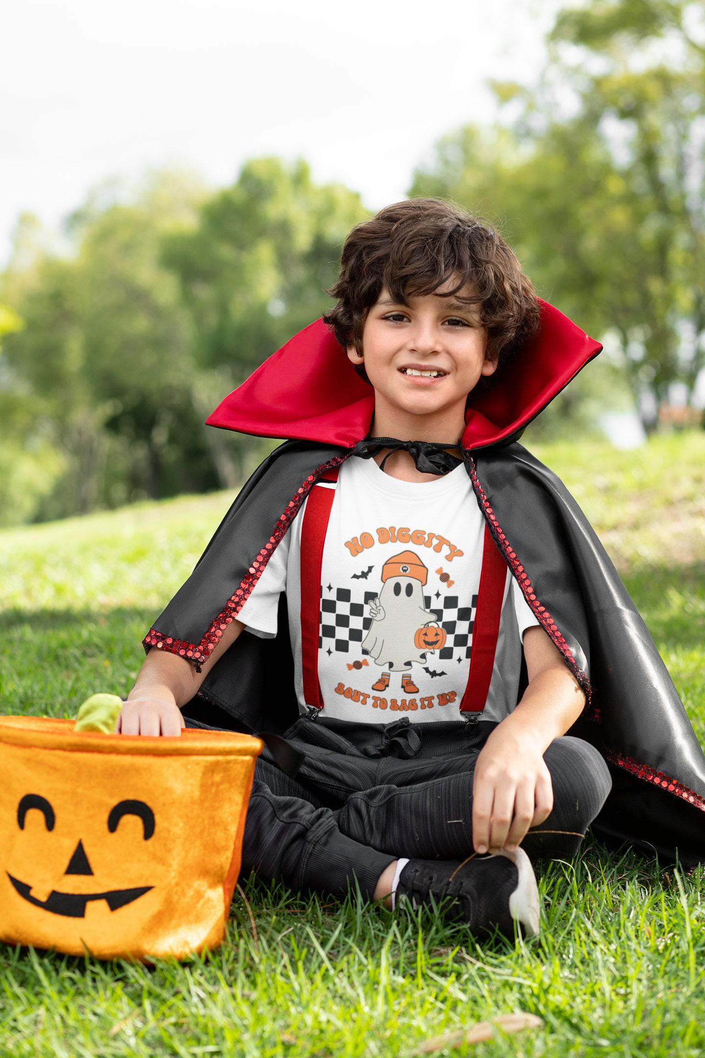 No Diggity Ghost Halloween Kids Shirt product image 6