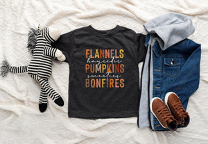 Lifestyle mockup featuring Pumpkins, Hayrides & Bonfires Fall Baby Onesie®