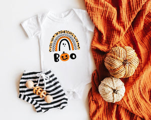 Boo Rainbow Halloween Baby Onesie® product image 1