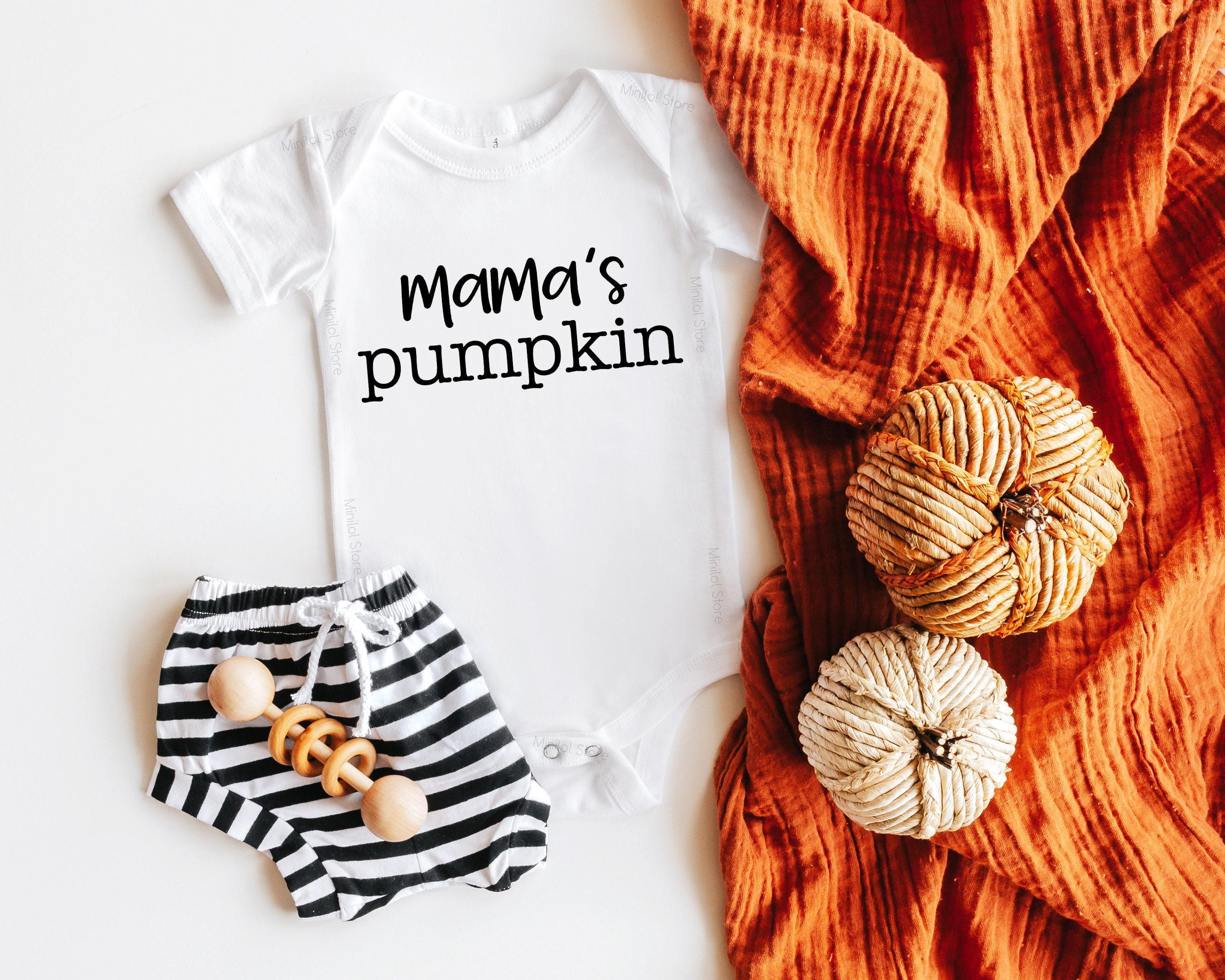 Alternate baby or kids garment view for Mama's Pumpkin Fall Baby Onesie®
