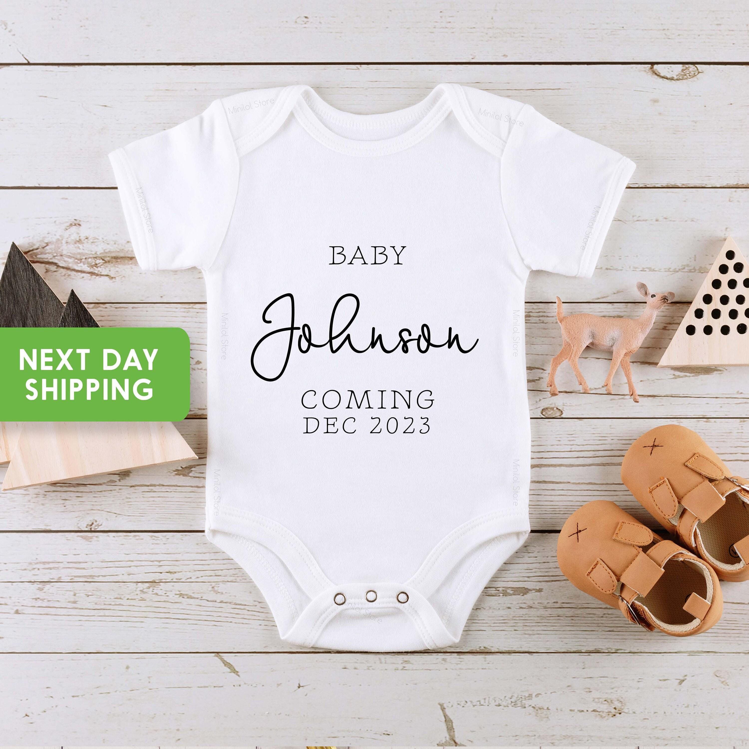 Close-up of the Pregnancy Announcement baby announcement design