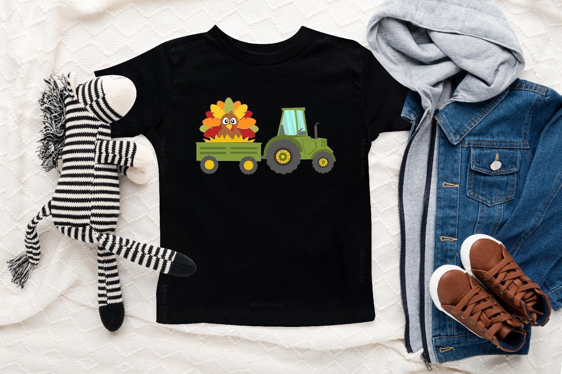 Available garment styles for Turkey Tractor Thanksgiving Toddler Shirt