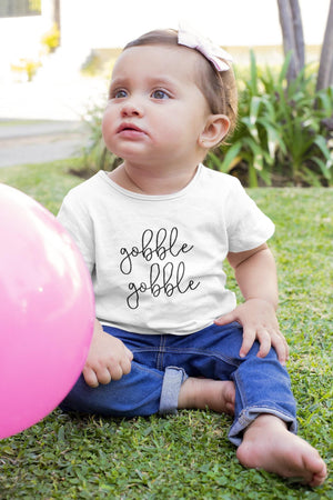 Seasonal apparel color chart for Gobble Gobble Thanksgiving Baby Onesie®