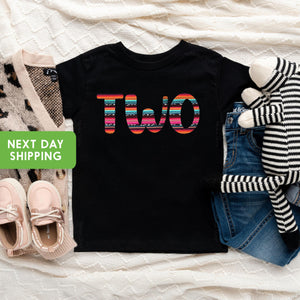 Serape Fiesta Second Birthday Shirt birthday product image 1