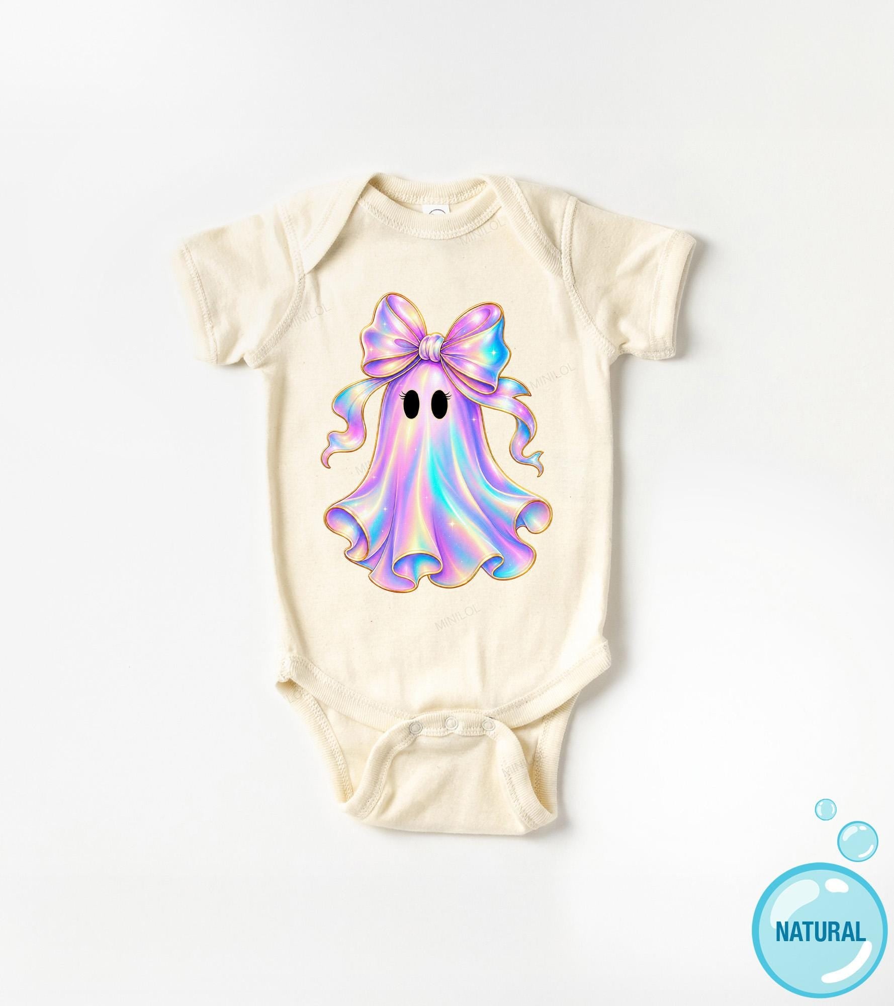 Seasonal apparel color chart for Girls Ghost Halloween Kids Graphic Tee