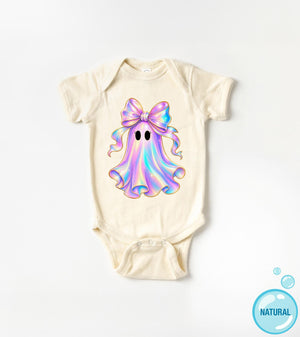 Seasonal apparel color chart for Girls Ghost Halloween Kids Graphic Tee